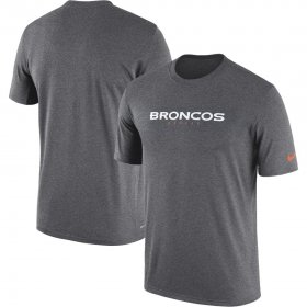 Wholesale Cheap Denver Broncos Nike Sideline Seismic Legend Performance T-Shirt Charcoal