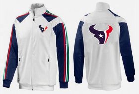 Wholesale Cheap NFL Houston Texans Team Logo Jacket White_2