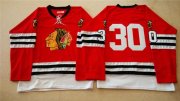 Wholesale Cheap Mitchell And Ness 1960-61 Blackhawks #30 ED Belfour Red Stitched NHL Jersey