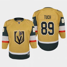 Cheap Vegas Golden Knights #89 Alex Tuch Youth 2020-21 Player Alternate Stitched NHL Jersey Gold