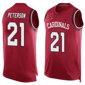 Wholesale Cheap Nike Cardinals #21 Patrick Peterson Red Team Color Men\'s Stitched NFL Limited Tank Top Jersey