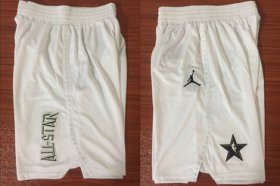 Wholesale Cheap NBA White Jordan Swingman 2018 All Star Shorts