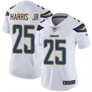 Wholesale Cheap Nike Chargers #25 Chris Harris Jr White Women's Stitched NFL Vapor Untouchable Limited Jersey