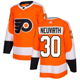 Wholesale Cheap Adidas Flyers #30 Michal Neuvirth Orange Home Authentic Stitched NHL Jersey