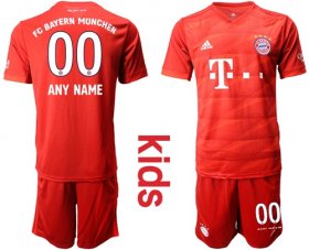 Wholesale Cheap Bayern Munchen Personalized Home Kid Soccer Club Jersey
