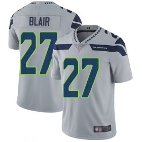 Wholesale Cheap Nike Seahawks #27 Marquise Blair Grey Alternate Men\'s Stitched NFL Vapor Untouchable Limited Jersey