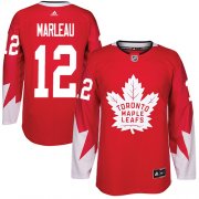 Wholesale Cheap Adidas Maple Leafs #12 Patrick Marleau Red Team Canada Authentic Stitched NHL Jersey