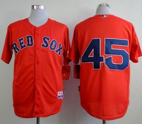 Wholesale Cheap Red Sox #45 Pedro Martinez Red Cool Base Stitched MLB Jersey