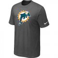 Wholesale Cheap Miami Dolphins Sideline Legend Authentic Logo Dri-FIT Nike NFL T-Shirt Crow Grey
