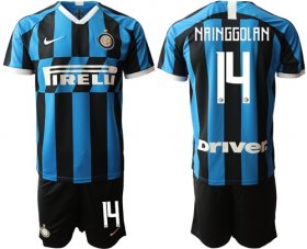 Wholesale Cheap Inter Milan #14 Nainggolan Home Soccer Club Jersey