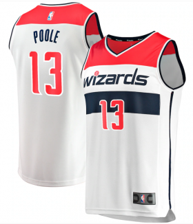 Wholesale Cheap Men\' Washington Wizards #13 Jordan Poole White Icon Edition Stitched Jersey