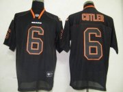 Wholesale Cheap Bears #6 Jay Cutler Lights Out Black Stitched NFL Jersey