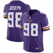 Wholesale Cheap Nike Vikings #98 Linval Joseph Purple Team Color Men's Stitched NFL Vapor Untouchable Limited Jersey