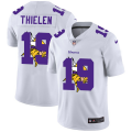 Wholesale Cheap Minnesota Vikings #19 Adam Thielen White Men's Nike Team Logo Dual Overlap Limited NFL Jersey