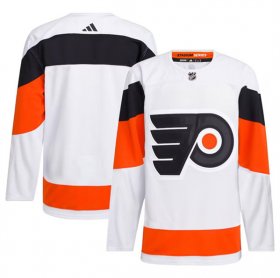 Cheap Men\'s Philadelphia Flyers Blank White 2024 Stadium Series Stitched Jersey