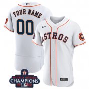 Wholesale Cheap Men's Houston Astros Active Player Custom White 2022 World Series Flex Base Stitched Baseball Jersey