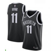 Wholesale Cheap Men Brooklyn Nets #11 Kyrie Irving Nike Black Jersey