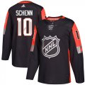 Wholesale Cheap Adidas Blues #10 Brayden Schenn Black 2018 All-Star Central Division Authentic Stitched Youth NHL Jersey