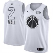Wholesale Cheap Nike Wizards #2 John Wall White NBA Jordan Swingman 2018 All-Star Game Jersey