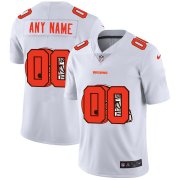 Wholesale Cheap Nike Cleveland Browns Customized White Team Big Logo Vapor Untouchable Limited Jersey