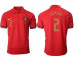 Wholesale Cheap Men 2021 Europe Portugal home AAA version 2 soccer jerseys