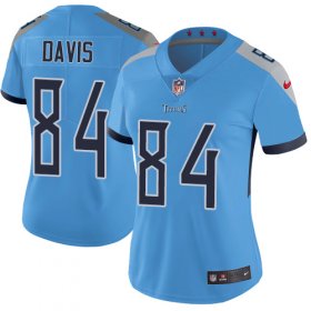Wholesale Cheap Nike Titans #84 Corey Davis Light Blue Alternate Women\'s Stitched NFL Vapor Untouchable Limited Jersey
