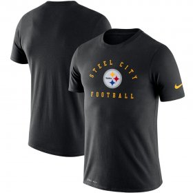 Wholesale Cheap Pittsburgh Steelers Nike Sideline Local Performance T-Shirt Black