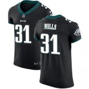 Wholesale Cheap Nike Eagles #31 Jalen Mills Black Alternate Men's Stitched NFL Vapor Untouchable Elite Jersey