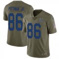 Wholesale Cheap Nike Colts #86 Michael Pittman Jr. Olive Youth Stitched NFL Limited 2017 Salute To Service Jersey
