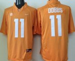 Wholesale Cheap Men's Tennessee Volunteers #11 Joshua Dobbs Orange Stitched NCAA Nike College Football Jersey