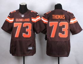 Wholesale Cheap Nike Browns #73 Joe Thomas Brown Team Color Men\'s Stitched NFL New Elite Jersey