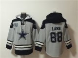Cheap Men's Dallas Cowboys #88 CeeDee Lamb Gray Ageless Must-Have Lace-Up Pullover Hoodie