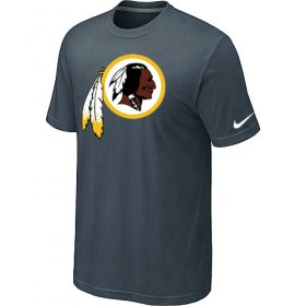 Wholesale Cheap Nike Washington Redskins Sideline Legend Authentic Logo Dri-FIT NFL T-Shirt Crow Grey