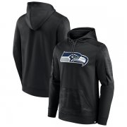 Wholesale Cheap Men's Seattle Seahawks Black On The Ball Pullover Hoodie