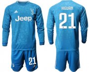 Wholesale Cheap Juventus #21 Higuain Third Long Sleeves Soccer Club Jersey
