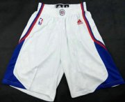 Wholesale Cheap Men's Los Angeles Clippers White Swingman Shorts