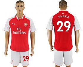 Wholesale Cheap Arsenal #29 Xhaka Home Soccer Club Jersey