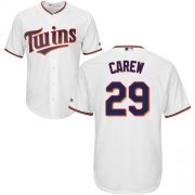 Wholesale Cheap Twins #29 Rod Carew White Cool Base Stitched Youth MLB Jersey