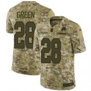 Wholesale Cheap Nike Redskins #28 Darrell Green Camo Men's Stitched NFL Limited 2018 Salute To Service Jersey