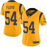 Wholesale Cheap Nike Rams #54 Leonard Floyd Gold Women's Stitched NFL Limited Rush Jersey