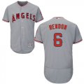 Wholesale Cheap Angels of Anaheim #6 Anthony Rendon Grey Flexbase Authentic Collection Stitched MLB Jersey