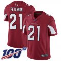 Wholesale Cheap Nike Cardinals #21 Patrick Peterson Red Team Color Men's Stitched NFL 100th Season Vapor Limited Jersey