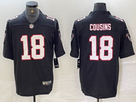 Cheap Men\'s Atlanta Falcons #18 Kirk Cousins Black Vapor Untouchable Limited Football Stitched Jerseys