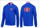 Wholesale Cheap NHL Montreal Canadiens Zip Jackets Blue-1