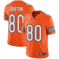 Wholesale Cheap Nike Bears #80 Trey Burton Orange Men's Stitched NFL Limited Rush Jersey