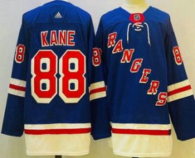 Cheap Men\'s New York Rangers #88 Patrick Kane Blue Authentic Jersey