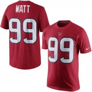 Wholesale Cheap Houston Texans #99 JJ Watt Nike Player Pride Name & Number T-Shirt Red