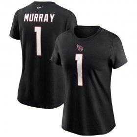 Wholesale Cheap Arizona Cardinals #1 Kyler Murray Nike Women\'s Team Player Name & Number T-Shirt Black