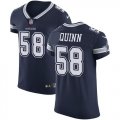 Wholesale Cheap Nike Cowboys #58 Robert Quinn Navy Blue Team Color Men's Stitched NFL Vapor Untouchable Elite Jersey