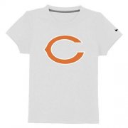 Wholesale Cheap Chicago Bears Sideline Legend Authentic Logo Youth T-Shirt White
